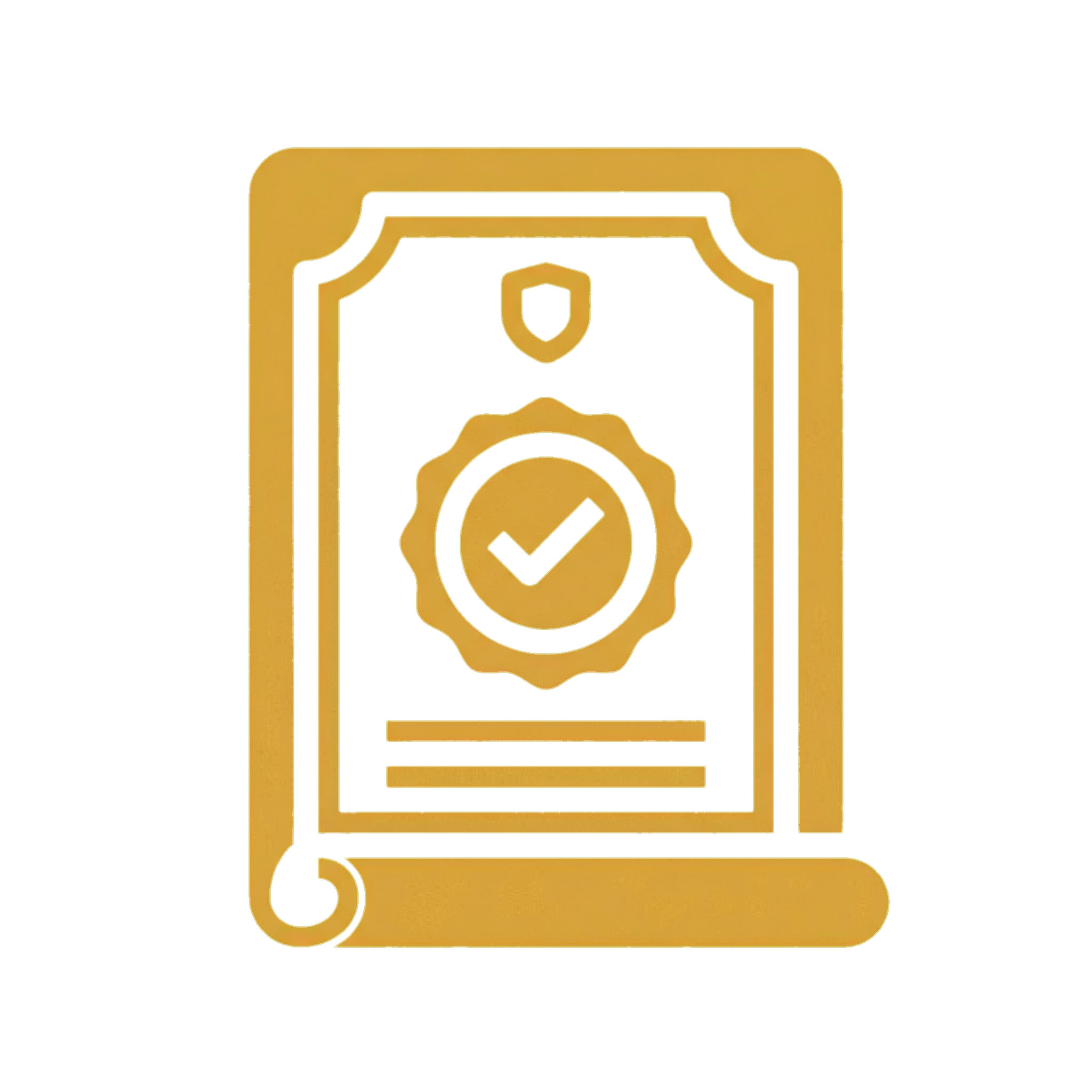 Licensed appraiser certification icon
